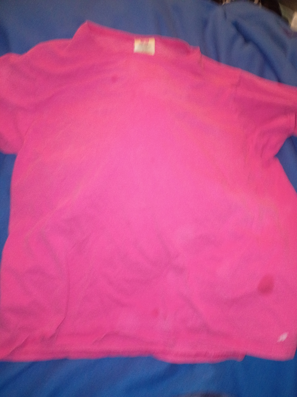 Hanes Kids Hot Pink Short Sleeve Tee